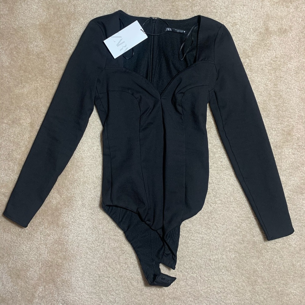Zara Black Bodysuit
